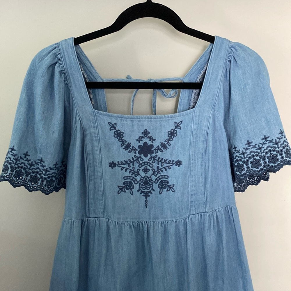 Denim Midi Dress